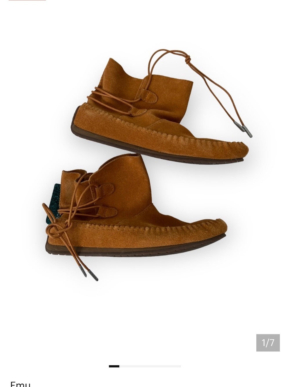 EMU Australia NWOT Size 9 Tan Suede Burnie Boot